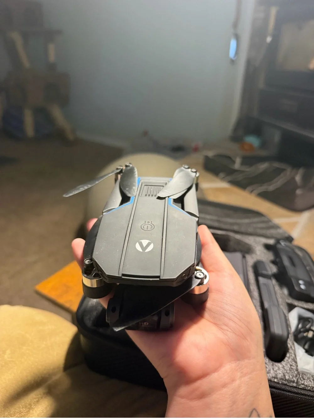 Vivitar SkyVision 4K Foldable Drone - Gray
